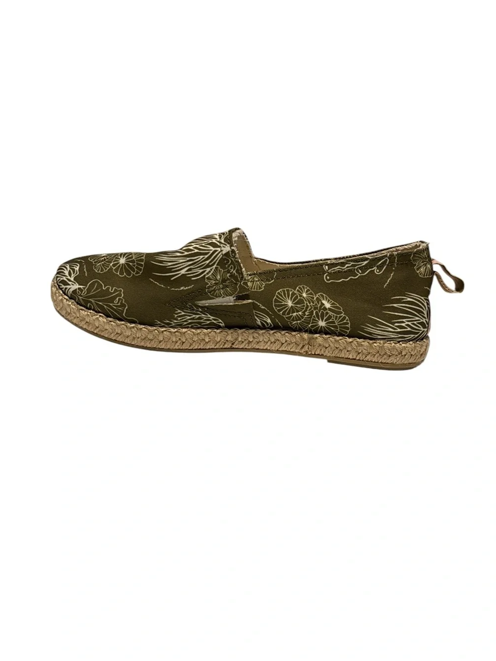 Vionic Beach Laguna Espadrille Slip on Loafers in Seaweed Coral Print 5